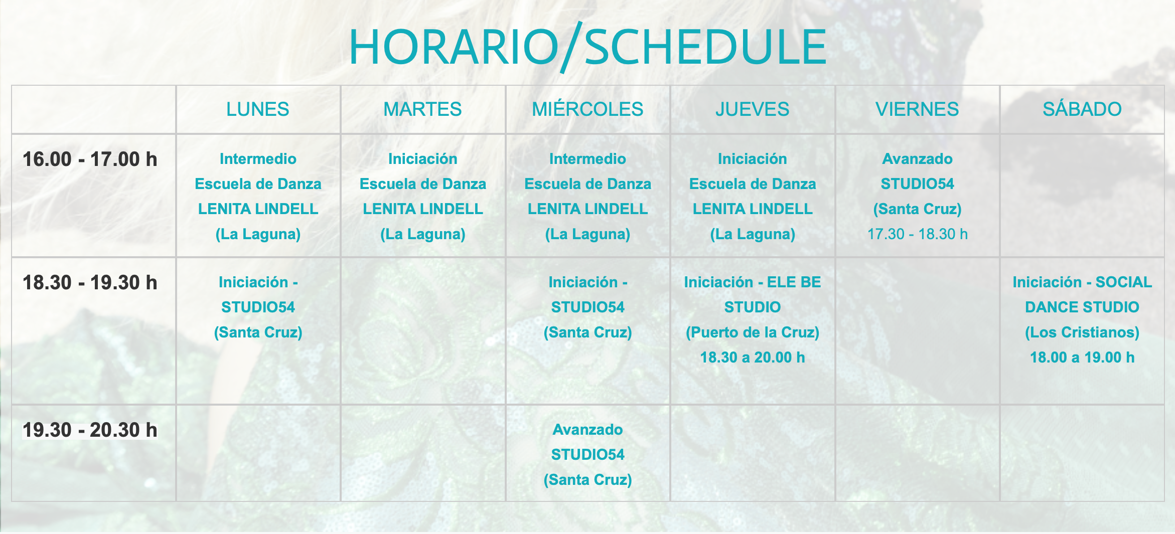 HORARIO